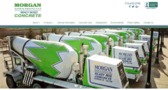 Desktop Screenshot of morganreadymix.com